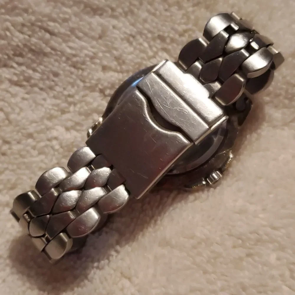 RELIC Wet ZR11450 Silver 40mm Analog Men's Watch ZR 11450 New Battery Wristwatch